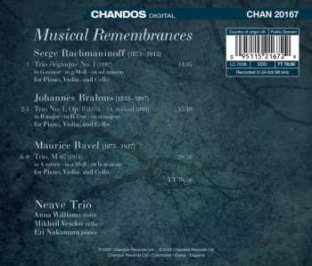 CD Johannes Brahms: Musical Remembrances