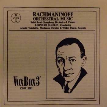 3CD Sergei Vasilyevich Rachmaninoff: Orchestral Music