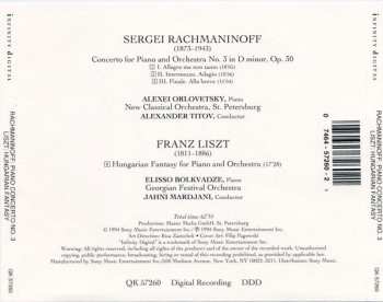 CD Franz Liszt: Piano Concerto No. 3 / Hungarian Fantasy