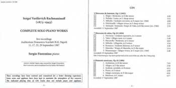6CD/Doos Sergei Vasilyevich Rachmaninoff: Complete Solo Piano Works (Live)