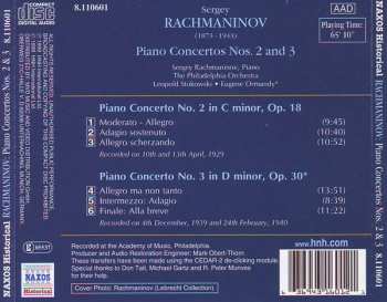 CD Sergei Vasilyevich Rachmaninoff: Piano Concertos Nos. 2 And 3