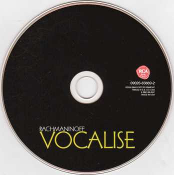 CD Sergei Vasilyevich Rachmaninoff: Vocalise
