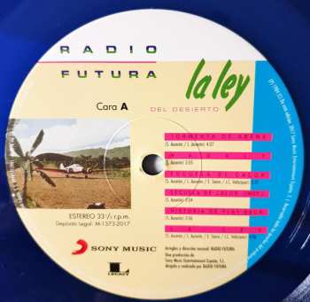 LP Radio Futura: La Ley Del Desierto / La Ley Del Mar CLR