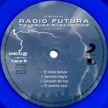 2LP Radio Futura: Lo Mejor De Radio Futura: Paisajes Eléctricos (1982-1992) CLR