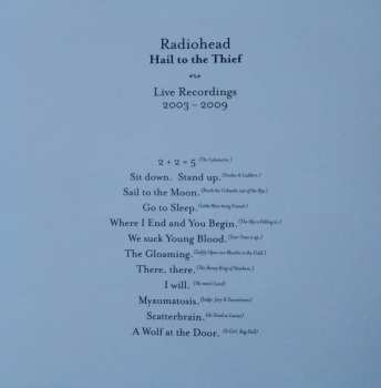 CD Radiohead: Hail To The Thief (Live Recordings 2003-2009)