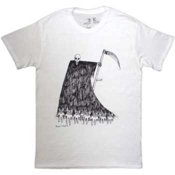 Merch Radiohead: Radiohead Unisex Organic T-shirt: Grim Reaper (white) (small) S