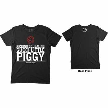 Merch Radiohead: Tričko Gucci Piggy  S