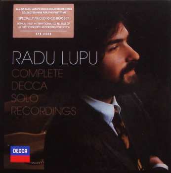 10CD/Doos Radu Lupu: Complete Decca Solo Recordings