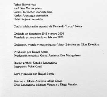 CD/EP Rafael Berrio: Rafael Berrio LTD