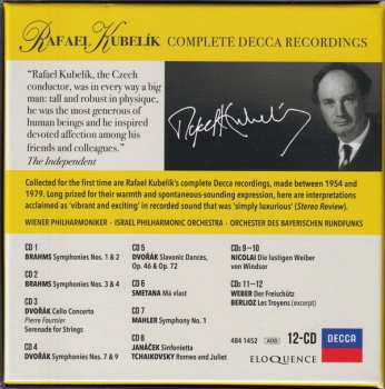 12CD/Doos Rafael Kubelik: Complete Decca Recordings