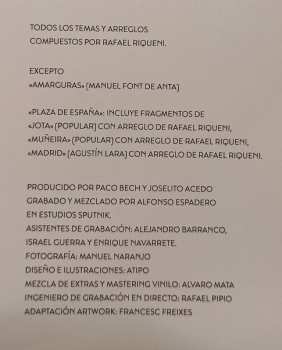 2LP Rafael Riqueni: Parque De María Luisa CLR | LTD
