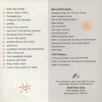 CD Raffi: Rise And Shine