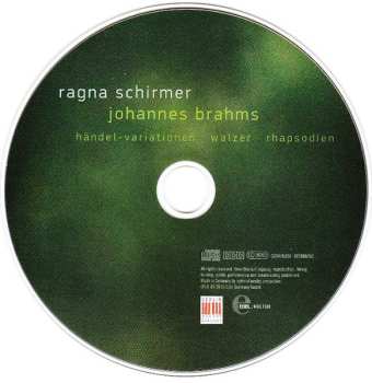 CD Johannes Brahms: Händel-Variationen • Walzer • Rhapsodien