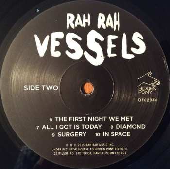 LP Rah Rah: Vessels