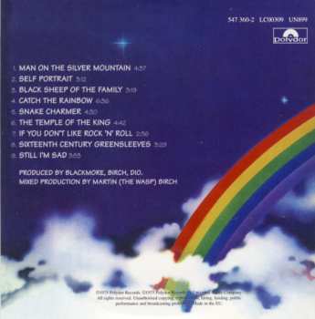 5CD/Doos Rainbow: 5 Original Albums