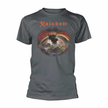 Merch Rainbow: T-shirt Rising Distressed (charcoal)