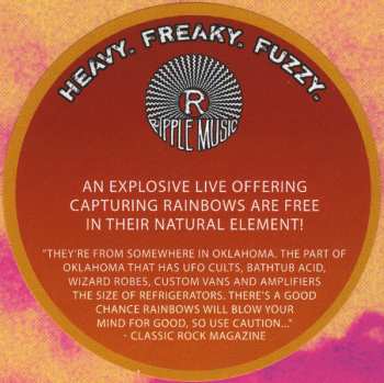 LP Rainbows Are Free: Heavy Petal Music CLR