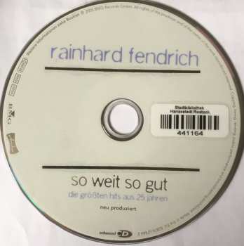 CD Rainhard Fendrich: So Weit So Gut - Die Größten Hits Aus 25 Jahren