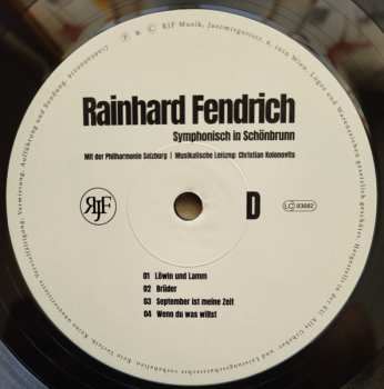 3LP Rainhard Fendrich: Symphonisch In Schönbrunn