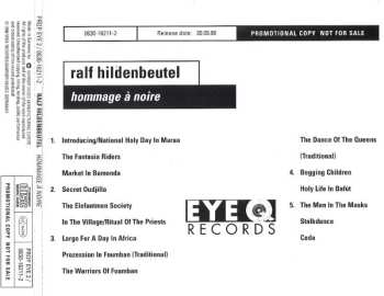 CD Ralf Hildenbeutel: Hommage À Noire