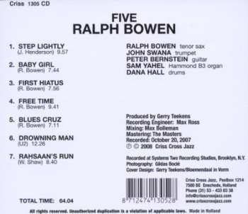 CD Ralph Bowen: Five