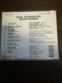 CD Ralph Bowen Quintet: Soul Proprietor 