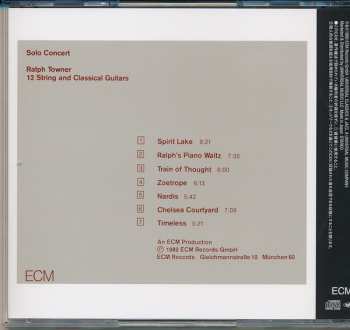 CD Ralph Towner: Solo Concert