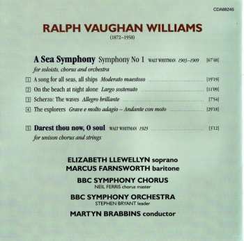 CD Ralph Vaughan Williams: A Sea Symphony / Darest Thou Now, O Soul