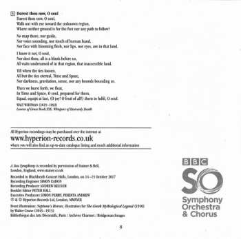 CD Ralph Vaughan Williams: A Sea Symphony / Darest Thou Now, O Soul