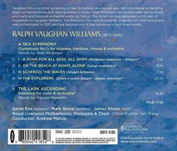 CD Ralph Vaughan Williams: A Sea Symphony · The Lark Ascending