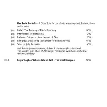 2CD Ralph Vaughan Williams: Albion Archive Recordings Of Ralph Vaughan Williams