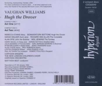 2CD Ralph Vaughan Williams: Hugh The Drover