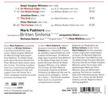 SACD Ralph Vaughan Williams: Ten Blake Songs / On Wenlock Edge / The End / The Curlew