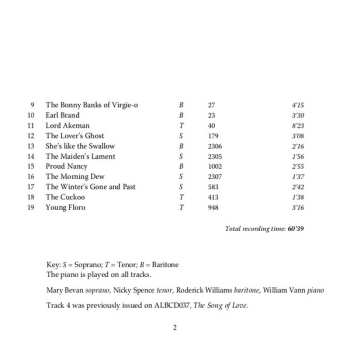 CD Ralph Vaughan Williams: Folk Songs Volume 4