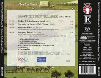 SACD Ralph Vaughan Williams: Richard II / Songs Of Travel / Fantasia On Sussex Folk Tunes / Suite De Ballet