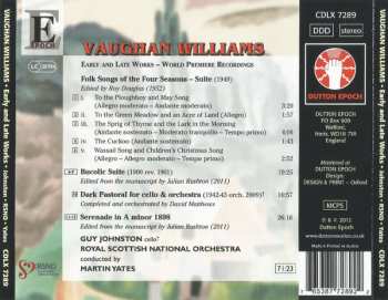 CD Ralph Vaughan Williams: Early And Late Works - World Premiere Recordings