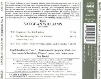 CD Ralph Vaughan Williams: Symphony No. 4, Flos Campi