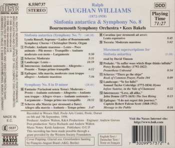 CD Ralph Vaughan Williams: Symphony No. 7 "Sinfonia Antartica" / Symphony No. 8