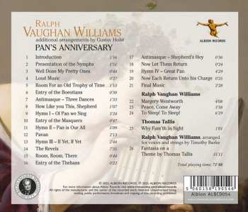 CD Ralph Vaughan Williams: Pan's Anniversary / Tallis Fantasia