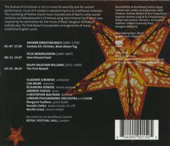 CD Johann Sebastian Bach: Vaughan Williams: The First Nowell / Bach: Cantata 63 / Mendelssohn: Vom Himmel Hoch