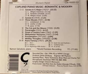 CD Aaron Copland: Copland Piano Music - Romantic & Modern