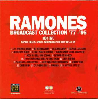 9CD/Doos Ramones: Broadcast Collection '77-'95