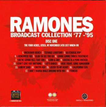 9CD/Doos Ramones: Broadcast Collection '77-'95