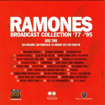 9CD/Doos Ramones: Broadcast Collection '77-'95