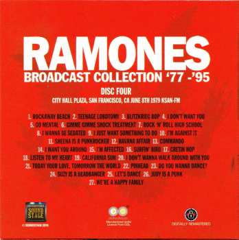 9CD/Doos Ramones: Broadcast Collection '77-'95