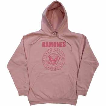 Merch Ramones: Hoodie Pink Hey Ho Seal