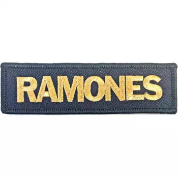 Patch Gold Logo Ramones