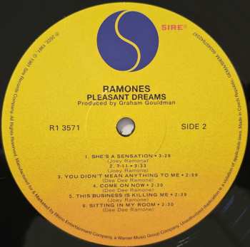 LP Ramones: Pleasant Dreams