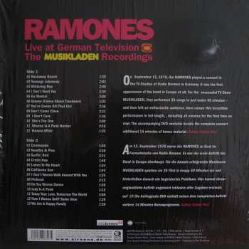 LP/DVD Ramones: Live At German Television - The Musikladen Recordings