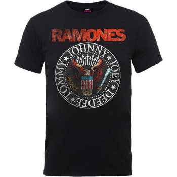 Merch Ramones: T-shirt Vintage Eagle Seal 